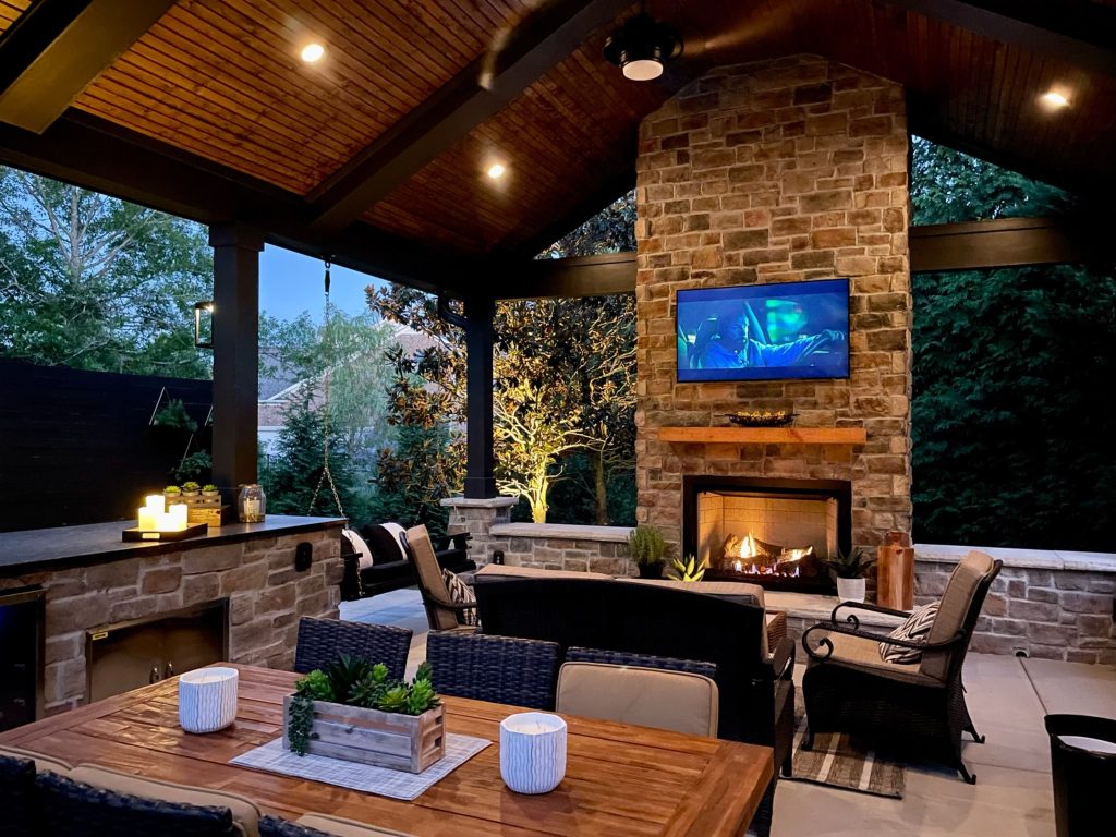 Custom Wood Structure Installed in Nashville by The Covered Patio